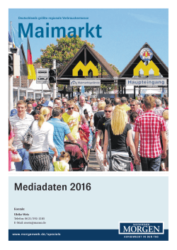 Mediadaten 2016 - Mannheimer Morgen