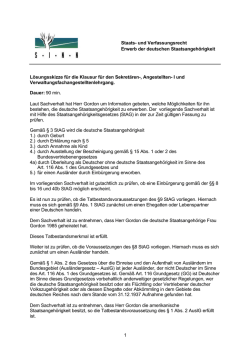 Staatsrecht L&ouml;sung - StudienInstitut NiederrheiN