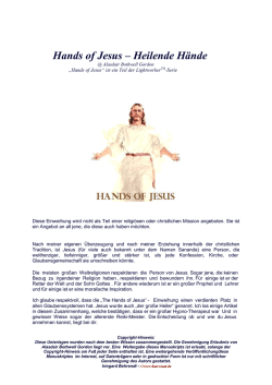 Hands of Jesus - Reiki