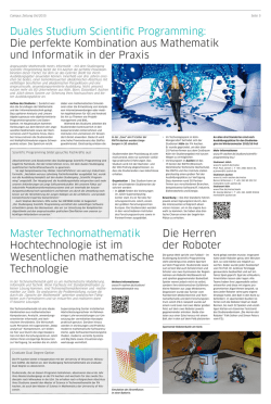 Duales Studium Scientific Programming: Die perfekte Kombination