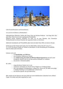 Liebe Kommilitoninnen und Kommilitonen, was esst ihr am liebsten