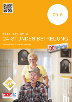 24-stunden betreuung - Berufsgruppe der O&Ouml;