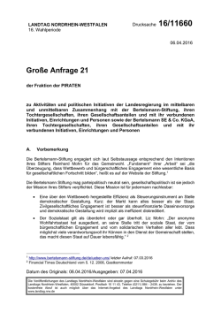 Gro&szlig;e Anfrage 21