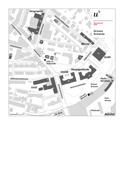 Hauptgeb&auml;ude UniH6 ExWi Mensa Grosse Schanze UniS