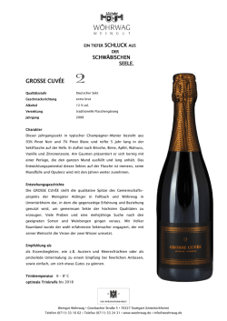 grosse cuv&eacute;e - Weingut W&ouml;hrwag