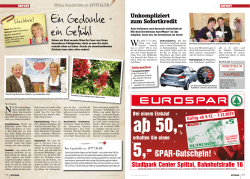 Ein Gedanke - ein Gef&uuml;hl