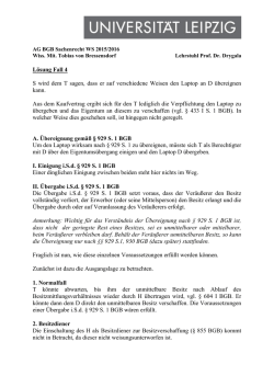 L&ouml;sung Fall 1