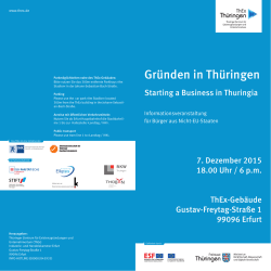 Gr&uuml;nden in Th&uuml;ringen