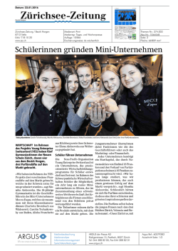 Sch&uuml;lerinnen gr&uuml;nden Mini-Unternehmen