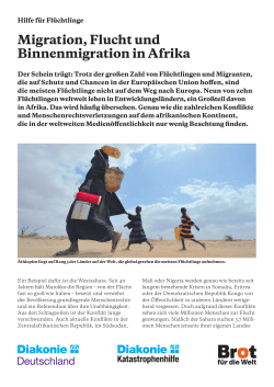 Migration, Flucht und Binnenmigration in Afrika