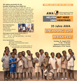 einladung zum afrika-fest