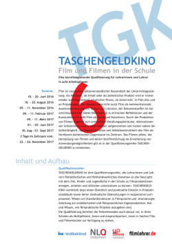 Info-Flyer. - Filmlehrer.de