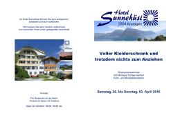 Im Hotel Sunneh&uuml;si k&ouml;nnen Sie sich entspannen,