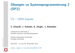 Übungen zu Systemprogrammierung 2 (SP2)