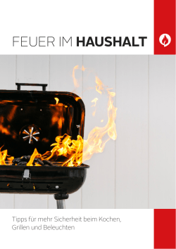 feuer im haushalt