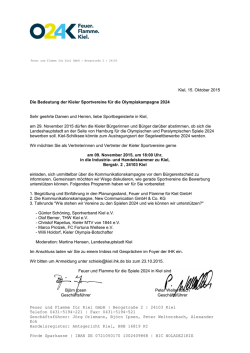 Feuer und Flamme f&uuml;r Kiel GmbH | Bergstra&szlig;e 2