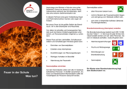 Feuer in der Schule Was tun? - Feuerwehr Frankfurt am Main