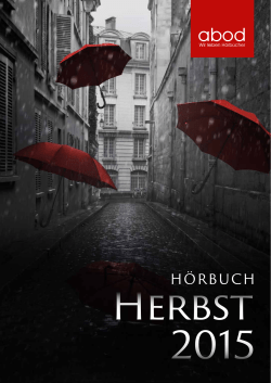 Herbst 2015 - ABOD Verlag