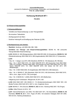 4 K&ouml;perverletzungsdelikte - Kuhlen