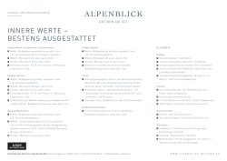 INNERE WERTE &ndash; BESTENS AUSGESTATTET