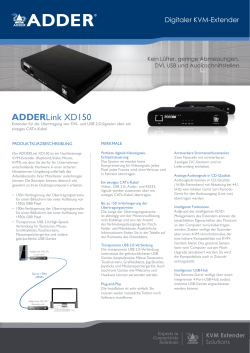 ADDERLink XD150 - Adder Technology