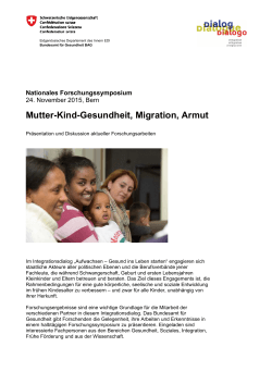 Mutter-Kind-Gesundheit, Migration, Armut