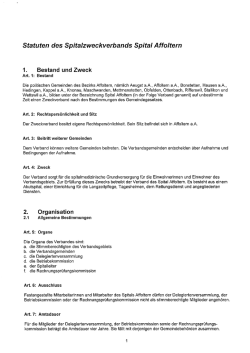 Zweckverbandstatuten gültig ab 1.1.2015