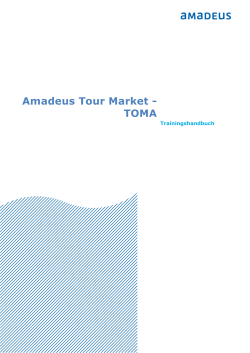 Amadeus Tour Market