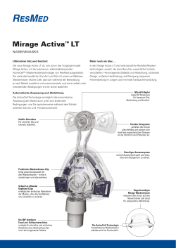 Mirage Activa™ LT - Nord Service Projects GmbH