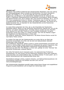Info Konzert - Musikschule Hilpoltstein eV