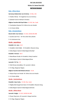 IHA Tulln 26.09.2015 Richter: Dr. Seman Pavol (SK) - Bullterrier-Club