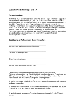 Südpfälzer Gleitschirmflieger Club e.V. Baumrettungskurs Jeder