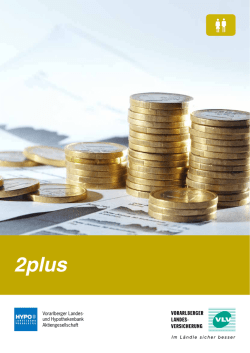 Prospekt 2Plus - VLV / Vorarlberger Landes