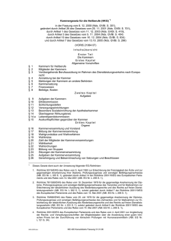 Heilberufsgesetz des Landes Niedersachsen