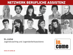 Jugendcoaching & Jugendarbeitsassistenz