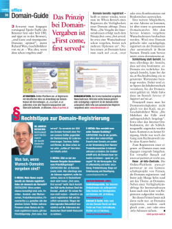Domain-Guide Das Prinzip bei Domain