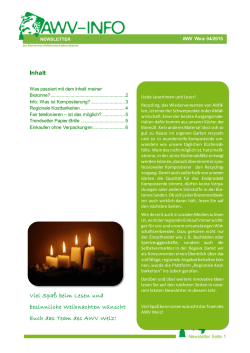 Inhalt Viel Spa&szlig; beim Lesen und besinnliche Weihnachten w&uuml;nscht