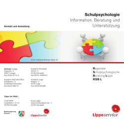 Information, Beratung und Unterst&uuml;tzung