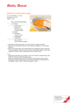 Mandarinen-Kichererbsen-Suppe