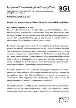 Illegale Fl&uuml;chtlingsstr&ouml;me in Calais