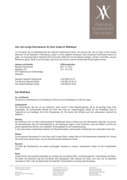 Information und Anreise