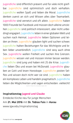 Jugend u Glaube Teaser - 2015-07