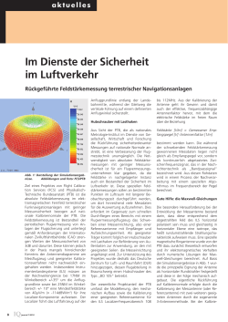Im Dienste der Sicherheit im Luftverkehr