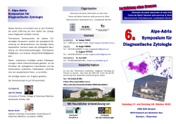 6. Alpe-Adria Symposium für Diagnostische Zytologie