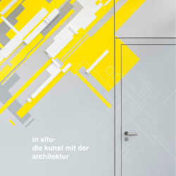 in situ- die kunst mit der architektur