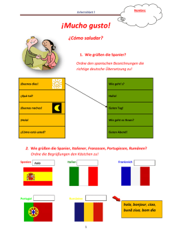 EDER, Magdalena, Mucho gusto. Materiales sobre el l&eacute;xico de