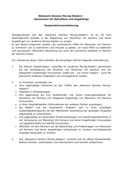 Netzwerk Demenz Merzig-Wadern - Landkreis Merzig