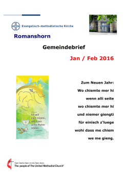 Januar-Februar 2016 - Evangelisch