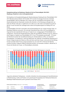 Konjunkturbericht Winterhalbjahr 2014 2015