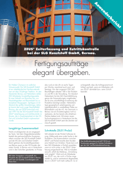 Fertigungsauftr&auml;ge elegant &uuml;bergeben.